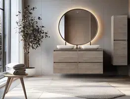 Skrinky do kúpeľne Elvisia Skrinka pod umývadlo SIMPLE Dark oak | 120 cm