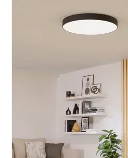 Svietidlá Eglo 901905-LED RGBW stmievateľné stropné svietidlo GALLIZZI-Z LED/36,5W/230V priemer 69 cm čierna 901905