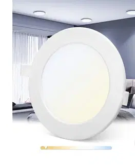 Svietidlá  B.V.  - LED Stmievateľné podhľadové svietidlo LED/9W/230V pr. 14,5 cm Wi-Fi 102800A5P