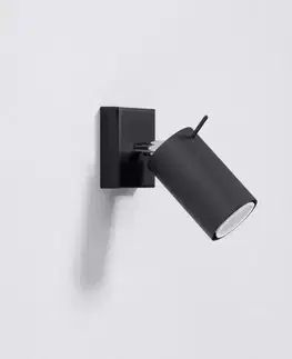 Lampy do obývačky Nástenná lampa Oregon čierna