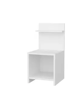 Nočné stolíky Nočný stolík Ullman - White