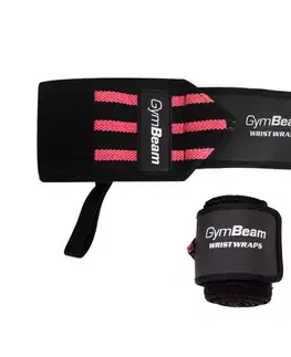 Bandáže na cvičenie GymBeam Bandáže na zápästia Pink