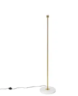 Stojace lampy Moderná stojaca lampa mosadz - Kaso