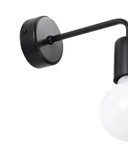 Svietidlá  Nástenné svietidlo DUOMO 1xE27/60W/230V čierna SL.0306