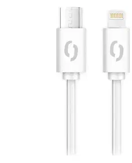 Predlžovacie káble Aligator DATKP57 - USB kábel USB-C / Lightning, 30 W Power Delivery (PD), 0,5 m, biely DATKP57