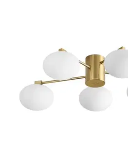 Svietidlá Ideal Lux - LED Prisadený luster HERMES 5xG9/3W/230V pr. 60 cm zlatá 316697