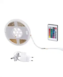 Dekoračné osvetlenie Páska LED RGB SET 5M