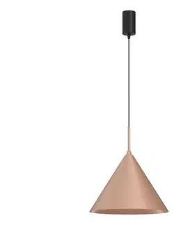 Svietidlá  Závesný luster na lane CAPITAL 1xGX53/15W/230V, priemer 32 cm, ružovozlatý MLP0960