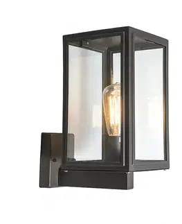 Vonkajšie nástenné svietidlá Priemyselná nástenná lampa sivá IP44 - Sutton Up