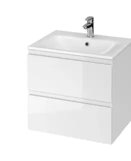Kúpeľňový nábytok CERSANIT - SET B275 MODUO-IN 60 BIELE DSM (Skrinka + umývadlo) S801-314-DSM