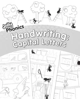 Príprava do školy, pracovné zošity Jolly Phonics Capital Letters Handwriting Book - Jolly Learning Ltd