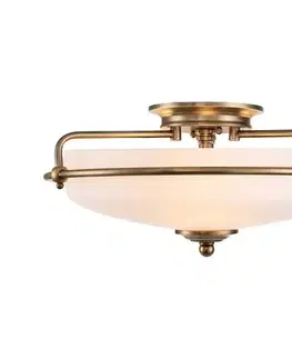 Svietidlá Elstead Quoizel QZ-GRIFFIN-F-WS - Stropné svietidlo GRIFFIN 3xE27/60W/230V bronzové QZ-GRIFFIN-F-WS