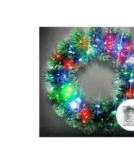 Vianočné dekorácie  B.V.  - LED RGBY Vonkajší vianočný veniec 72xLED/3xAA pr. 50cm IP44 B10303Y2A