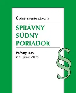 Občianske právo Správny súdny poriadok. Úzz, 1. vydanie, 6/2025