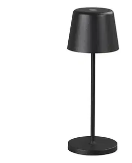 Záhradné lampy Ideal Lux - LED Stmievateľná dotyková stolná lampa CUTE LED/2,5W/3,7V IP65 čierna 346908