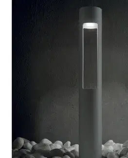 Záhradné lampy Ideal Lux - Vonkajšia lampa ACQUA 1xG9/15W/230V 60 cm IP44 antracit 135205