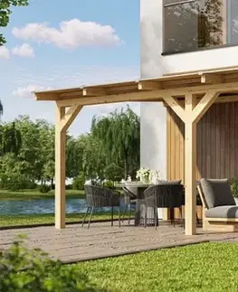 Záhrada Drevená záhradná pergola 672 Weka