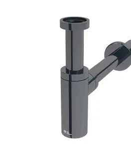 Sprchové vaničky Sifón k umývadlu SAT Dark 5/4 DN32 PVD Gun metal SATAUSDA SATAUSDA