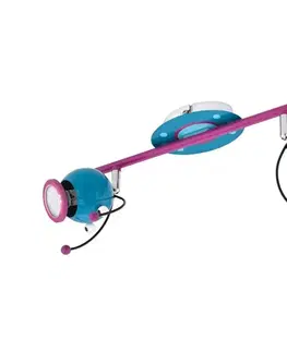 Svietidlá Eglo 95942 - Detské bodové svietidlo LAIA 1 2xGU10-LED/3W/230V 95942