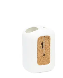 Stojany na zubné kefky BISK - Pohár na zubné kefky CORSA, keramika, výška 11,8cm