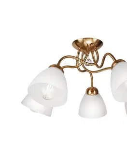Svietidlá  Prisadený luster MIRANDA 5xE27/60W/230V zlatá LM 5.150/PATYNE