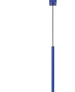 Svietidlá  SL.2125 - Závesné svietidlo PASTELO na lanku 1xG9/8W/230V modrá SL.2125