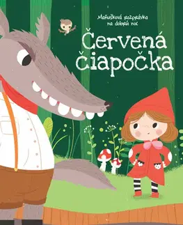 Leporelá, krabičky, puzzle knihy Maňušková rozprávka na dobrú noc Červená čiapočka