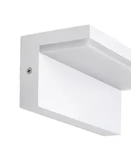 LED osvetlenie Rabalux 77093 - LED Vonkajšie nástenné svietidlo ZARAGOZA LED/10W/230V IP54 biela 77093