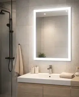 Zrkadlá s osvetlením Zrkadlo LED 40 60x80