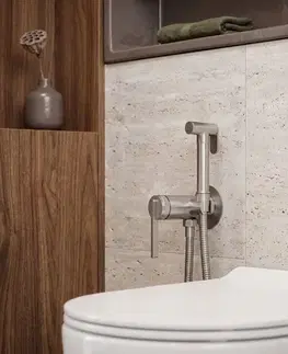 Kúpeľňové batérie REA - Podomietková bidetová batéria Grace Brush Nickel REA-B4501