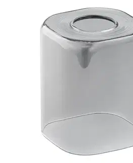 Lampy  Náhradné sklo k lustru E27 11x9,5 cm šedá 80382