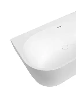 Vane Voľne stojaca vaňa SAT Brevis 159x84 cm akrylát ľavá aj pravá SATVBRE1600Z SATVBRE1600Z