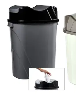 Koše odpadkové MAKRO - Kôš odpadkový 50L s výklopným vekom, rôzne farby