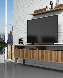 Obývacie steny TV skrinka / Obývacia stena Best - Walnut