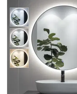 Svietidlá BRILAGI - LED kúpeľňové zrkadlo VENA BLACK LED/26W/230V 80 cm IP44 CRI 90 stmievateľné + CCT FG-CY36-A01-8080-BLK