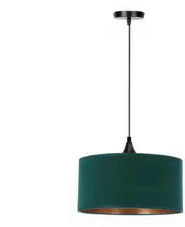 Svietidlá  Luster na lanku MALOTO 1xE27/60W/230V zelená 31-19646