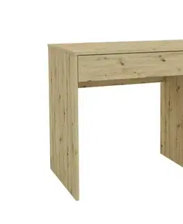Písacie stoly FIO písací stôl pravý, dub Artisan