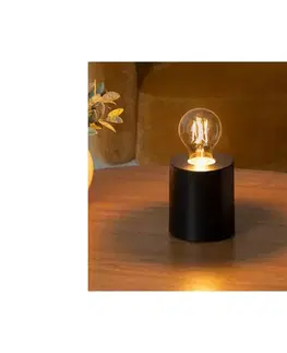 Lampy Atmosphera - Stolná lampa SABA 1xE27/40W/230V čierna 155362