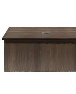 Kúpeľňový nábytok Kúpeľňová skrinka s krycou doskou SAT Evolution 98x30x44, 8 cm orech mat SATEVO100NAD SATEVO100NAD