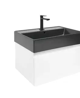 Kúpeľňový nábytok Kúpeľňová skrinka s umývadlom SAT B-WAY 59x30x45 cm biela lesk BWAY60WU2BB BWAY60WU2BB