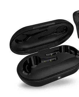 Predlžovacie káble CONNECT IT HEP-5300-BK - Bezdrôtové slúchadlá 300 mAh + 2x 35 mAh čierna HEP-5300-BK
