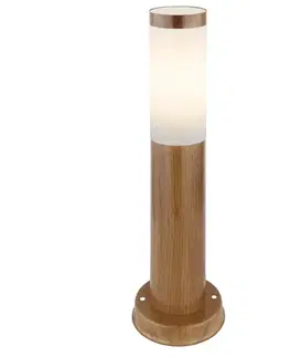 Moderné stojace svietidlá – záhradné lampa Boston 3158W 23W Wood LS1