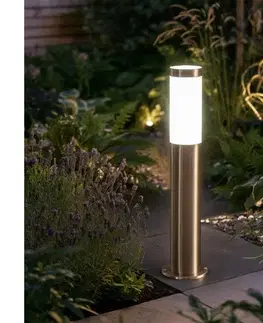 LED osvetlenie BRILAGI-LED RGBW vonkajšie svietidlo ELIA 1xE27/6,5W/230V 2700-6500K IP44 50 cm chróm BG5747+AI0818