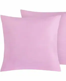 Obliečky Bellatex Bavlnené obliečky na vankúš, ružové, 45 ×45 cm, 2 ks, 45 x 45 cm
