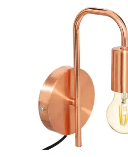 Svietidlá Atmosphera - Nástenná lampa KELI 1xE27/40W/230V medená 182401