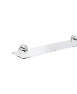 Svietidlá GROHE 41202000 - Sklenená polička START 530 mm, lesklý chróm 41202000