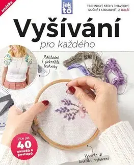 Pletenie, hačkovanie, vyšívanie, paličkovanie Vyšívání pro každého - Vicki Atkinson