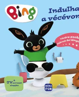 Leporelá, krabičky, puzzle knihy Bing - Indulhat a vécévonat!