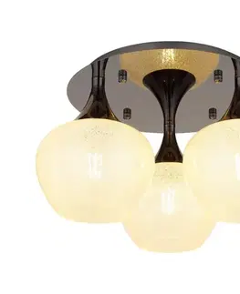 Svietidlá Globo 15548-3DK - Prisadený luster MAXY 3xE27/40W/230V antracit 15548-3DK