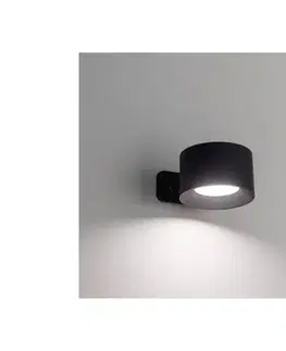 Svietidlá Eglo 74117 - LED stmievateľné nabíjateľné dotykové nástenné svietidlo MURAGLIE LED/5W/5V 2000 mAh čierne 74117